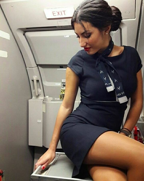 lady farting on a plane