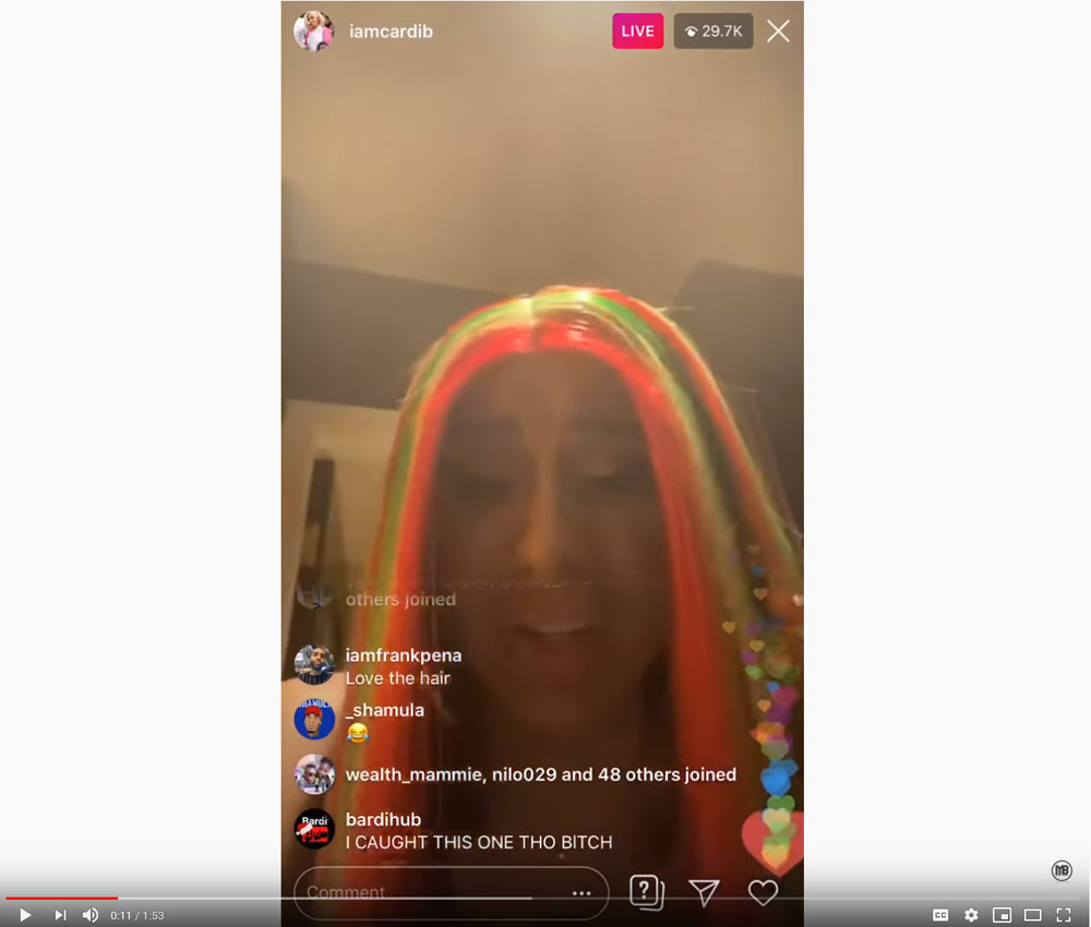 Cardi B Rips Loud Fart on the Toilet on Instagram Live - FartHub